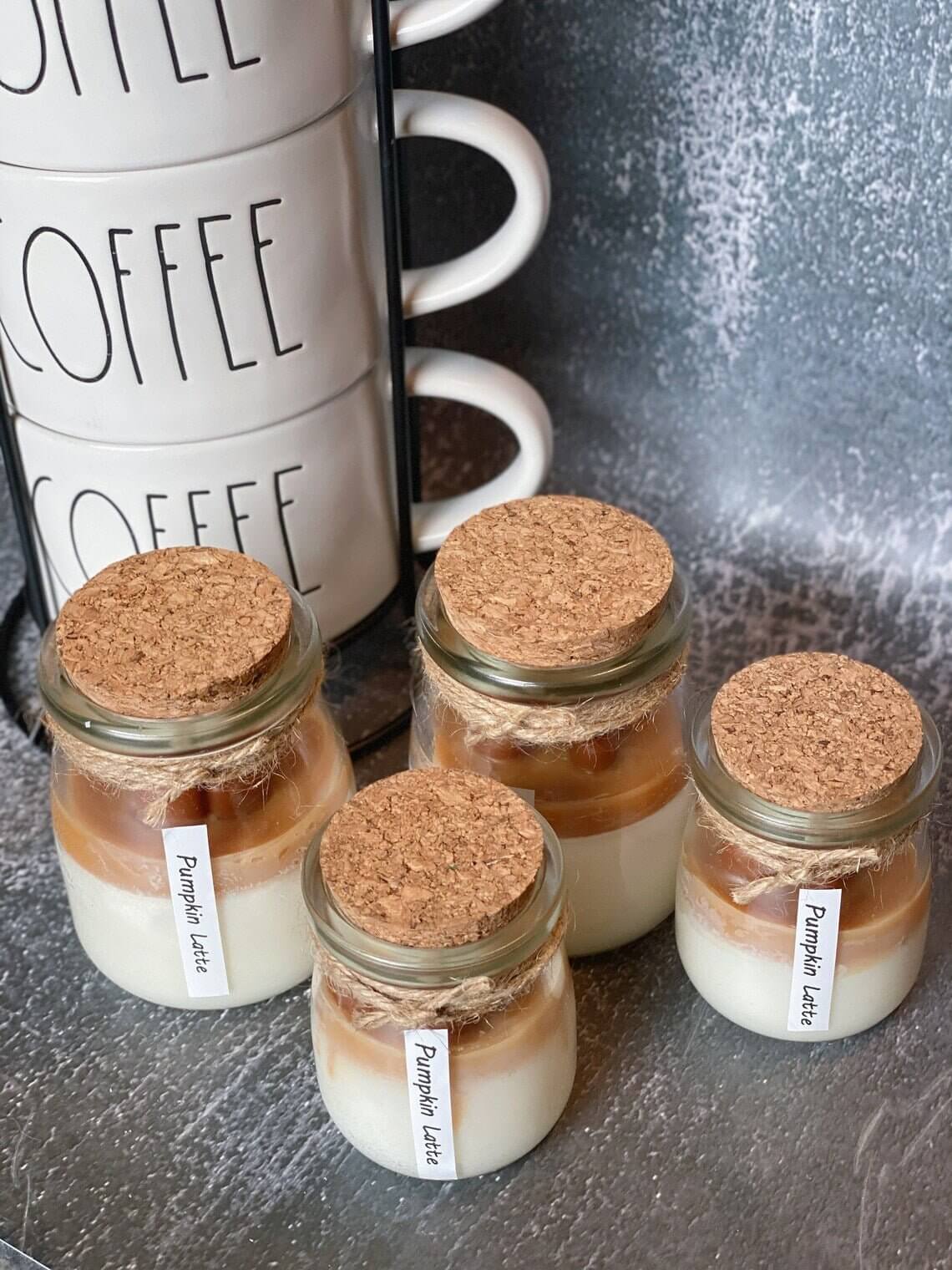 Coffee Candle in Glass Jar - Soy Wax Candle for Coffee Lovers with Lid-2